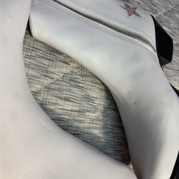 Thursday Boot Company Country Star White Western Leather Boots Size 8 - - Picture 6 of 11